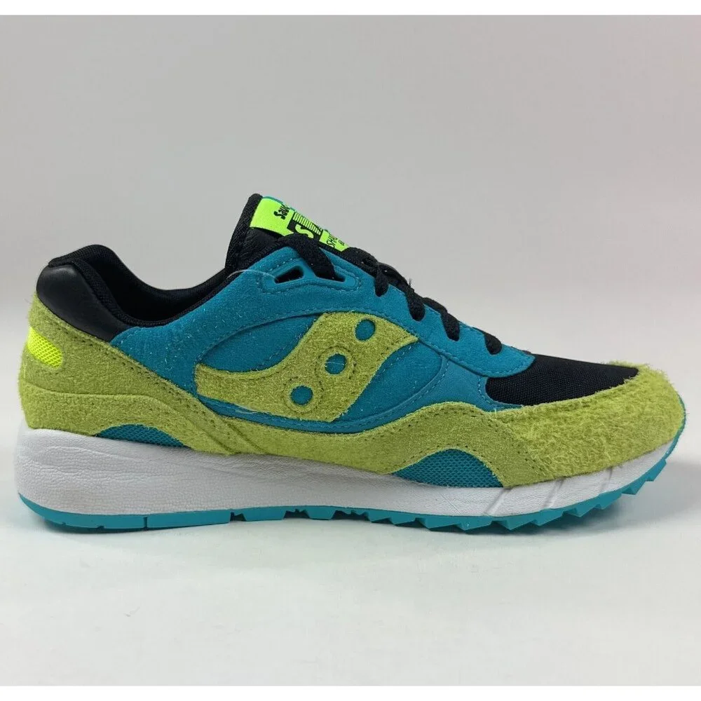 Saucony Originals Shadow 6000 Split Mens 8.5 Yellow Blue Running Shoes S70751-1 - Picture 5 of 9